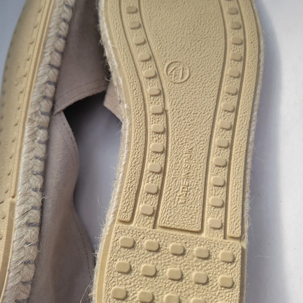 Miz Mooz Suede Espadrille Flats Carmena Tan Size 41 (9.5/10)